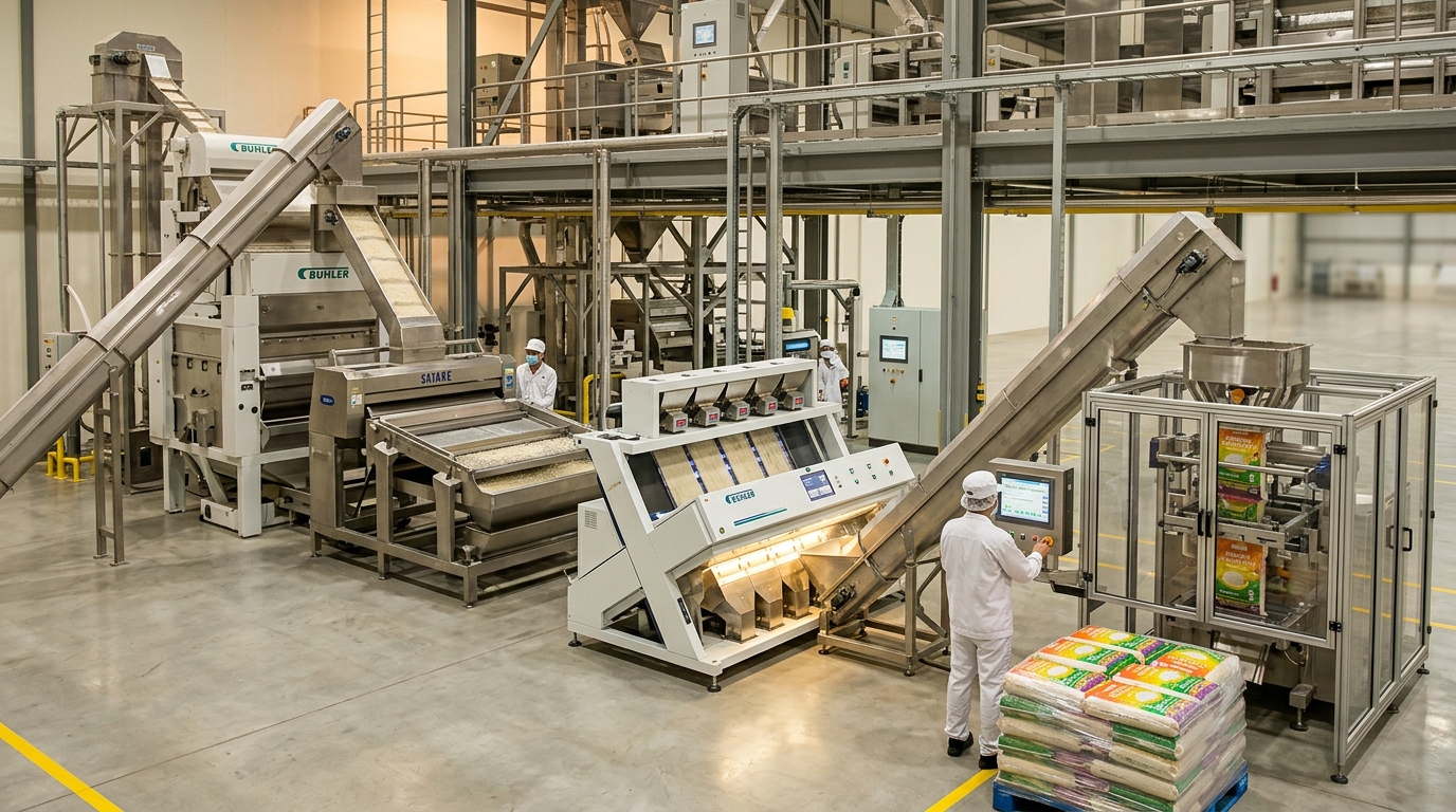 State of the art rice processing
