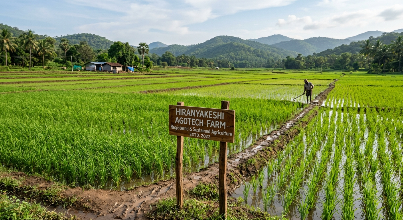 Paddy Cultivation in Sunrise